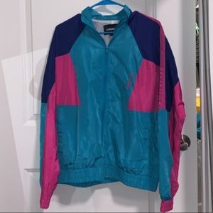 Vintage Agora Windbreaker Bomber Jacket